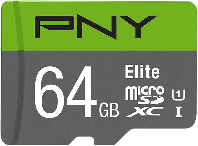 PNY 64GB Elite Class 10 U1 microSDXC Flash Memory Card by PNY