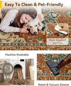 RELEANY Washable Area Rug - Image 6