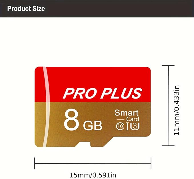2 Pack TF Card 8GB with Adapter, High Speed Memory Card, UHS-I C10 A1 Memory TF - Image 7