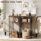 Narrow Console Table, 2-Tier Slim Entryway Table - Image 4