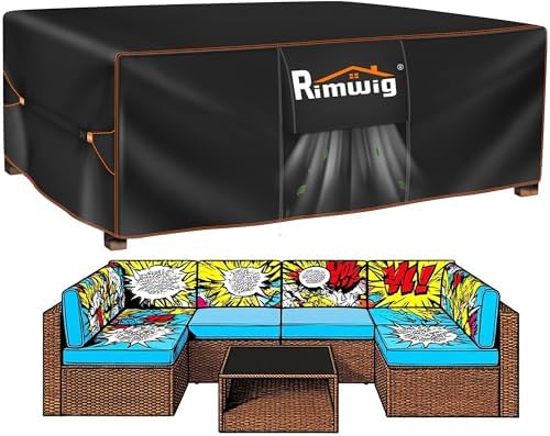 Patio Furniture Set Cover Outdoor Waterproof by Rimwig