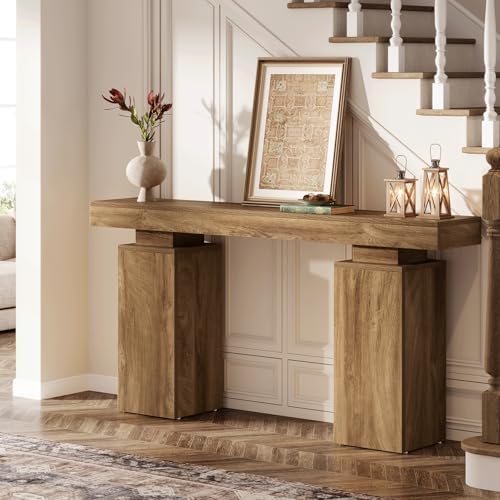Tribesigns 63-Inch Long Console Table, Farmhouse Entryway Table Behind Couch - Image 5