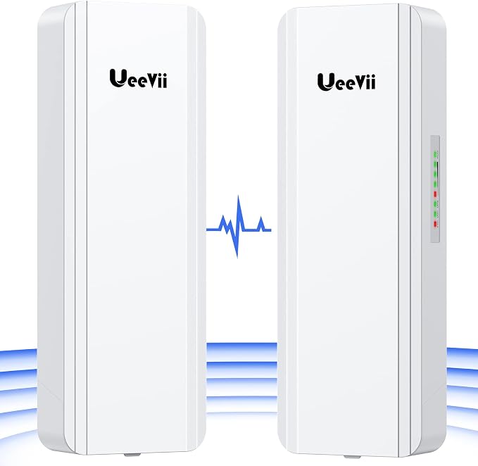 Gigabit Wireless Bridge, UeeVii CPE850 5.8GHz Point to Point/Multipoint WiFi by UeeVii