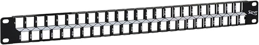 ICC 48 Port Blank Keystone 1U Patch Panel by ICC
