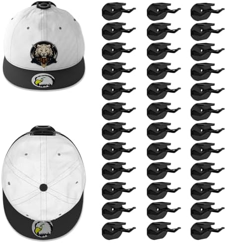 Niunuerga 36 Pack Adhesive Hat Hooks by Niunuerga