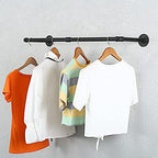 Oroonoko 36" Wall Mounted Clothes Rack, Closet Rods - Image 4