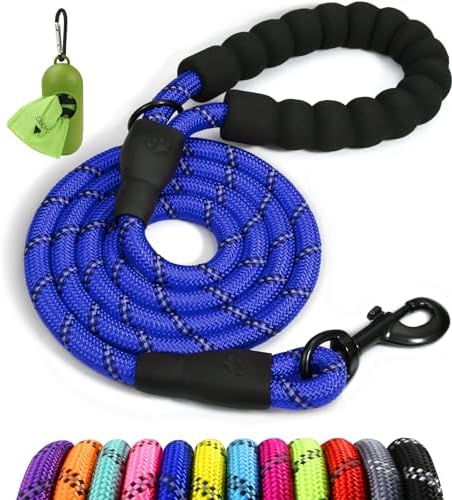 Taglory Rope Dog Leash for Small Medium Dogs, 4 FT Padded Handle by Taglory