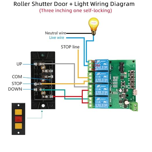 4CH 12V Smart Wireless RF Remote Control Dry Contact Relay Switch - Image 5