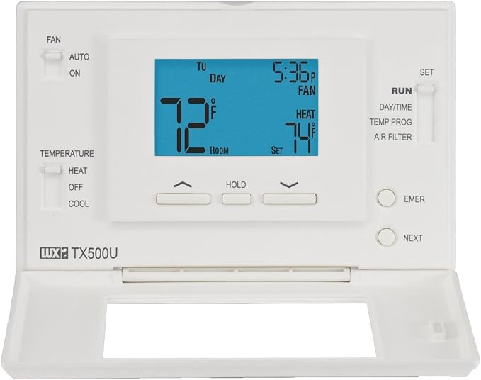 Lux Pro P521U Programmable 5-2 Day Thermostat - Image 2