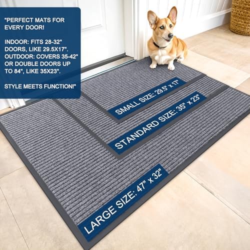 OLANLY Front Door Mat 71x23, Waterproof Heavy-Duty Indoor Outdoor Doormat - Image 2