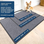 OLANLY Front Door Mat 71x23, Waterproof Heavy-Duty Indoor Outdoor Doormat - Image 2