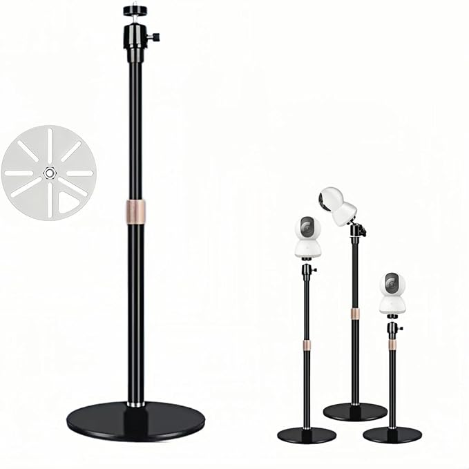 Black Adjustable CCTV Camera Mount Stand by SamIdea