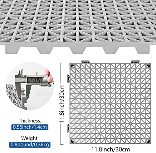 ToLanbbt Modular Interlocking Cushion 18P 11.8" x 11.8" Interlocking Rubber - Image 2