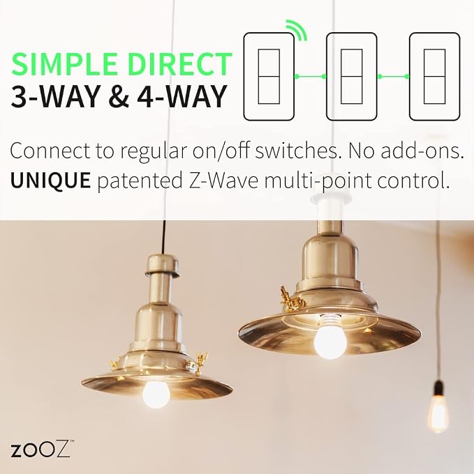 Zooz 800 Series Z-Wave Long Range Toggle Dimmer ZEN74 - Image 2
