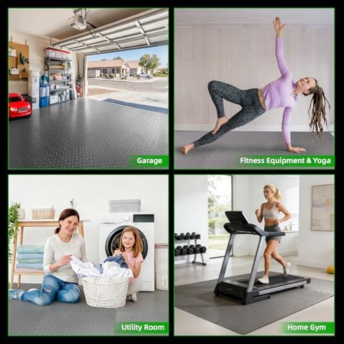 Art3d 12-Pack 24"x24" EVA Interlocking Exercise Mats, 48 Sq.Ft - Image 4