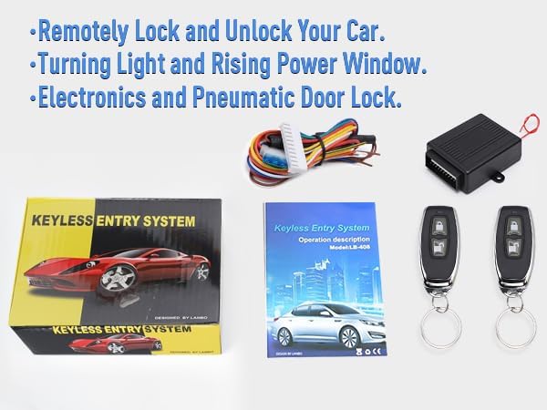 Keyless Entry Car System, Auto Remote Control Kit - Image 8