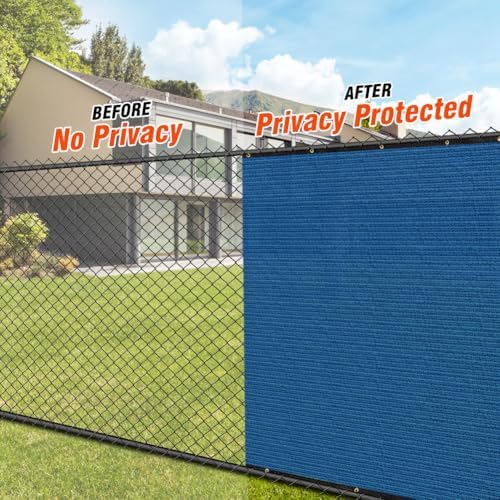 iCover 4x12ft Privacy Screen Fence, Outdoor Fencing Panels, Garden Windscreen - Image 2