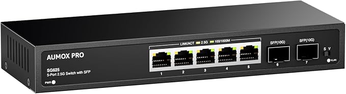 7 Port 2.5Gb Unmanaged Ethernet Switch - Image 2