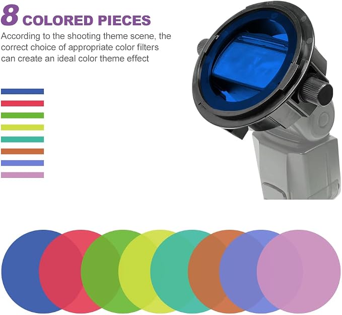 Photography Lighting Flash Diffuser Set, LENSGO Professional Flash Kit Flash - Image 5