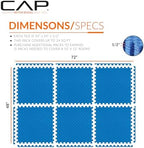 CAP Puzzle Exercise Mats | 1/2” Thick EVA Interlocking Foam Tiles - Image 4