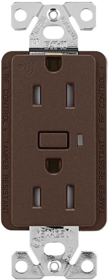 Eaton Z-Wave Plus Split Control Wireless Duplex Receptacle, Tamper Resistant - Image 2