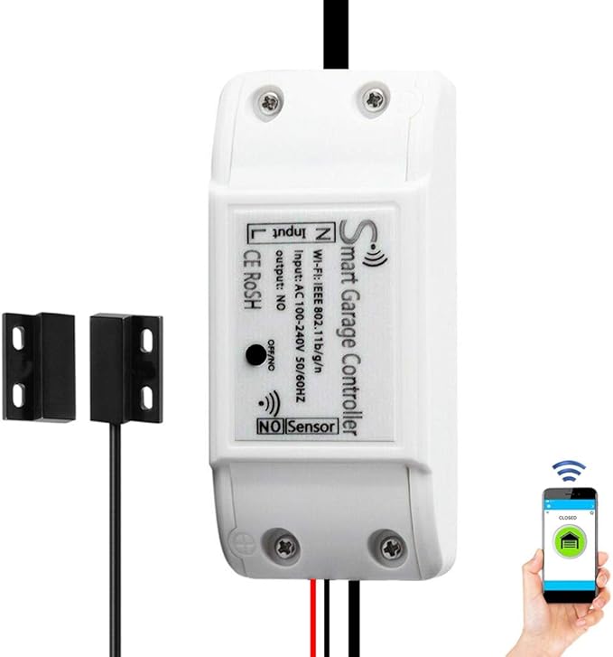 Smart WiFi Garage Door Opener Remote Controller, Smartphone App Control by Aubric