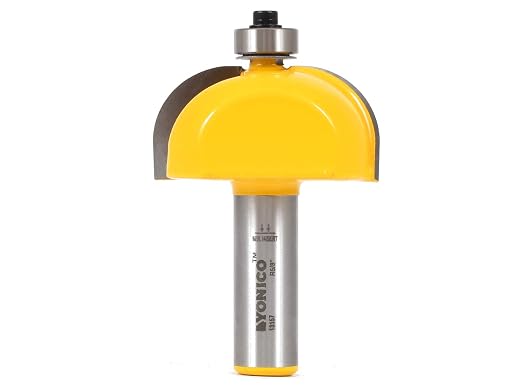 YONICO Cove Router Bits Edge Forming 5/8-Inch Radius 1/2-Inch Shank 13157 by Yonico