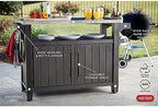 Keter Outdoor Rolling Table Cart - Image 4