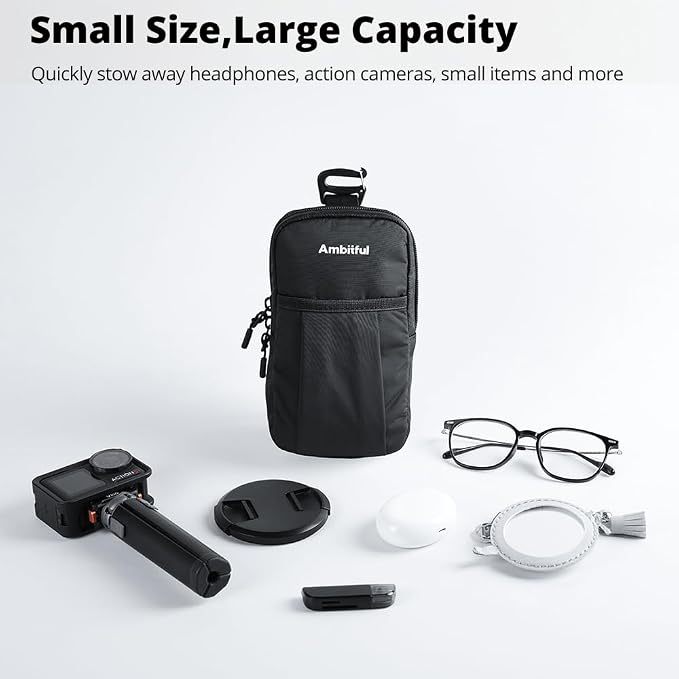 AMBITFUL Compact Sports Camera Bag, Shoulder Strap Storage Case, 3.94 x 1.57 x - Image 7