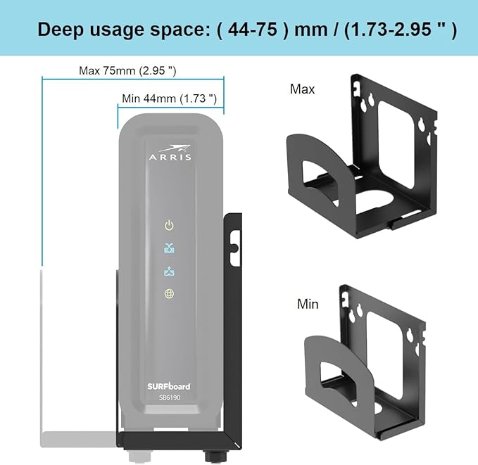 Beiyier Cable Box Mount and Adjustable Wall Mount - Image 3