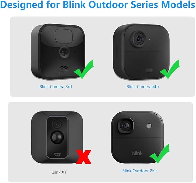 All-New Blink Outdoor Camera Surveillance Mount, 8 Pack Weatherproof Protective - Image 2