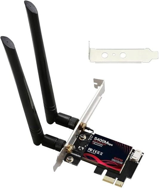 5400Mbps PCI Express x1 PCIe WiFi 6E 802.11ax Bluetooth BT5.3 Wireless Network by TenextIsNextInTech