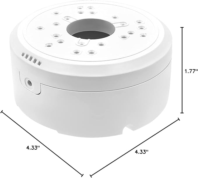 Universal Bullet Security Camera Junction Box Mount Bracket, Plastic Junction - Image 8
