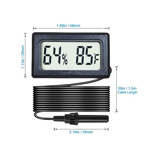 2-Pack Mini Digital Hygrometer Thermometer Gauge - Image 2