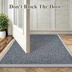 Braided Doormat Grey 17"x30", Non Slip, Back Door - Image 3