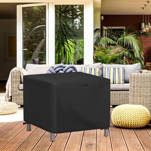 Outdoor Square Table Cover for 26 Inch Bistro Coffee Table - Image 5