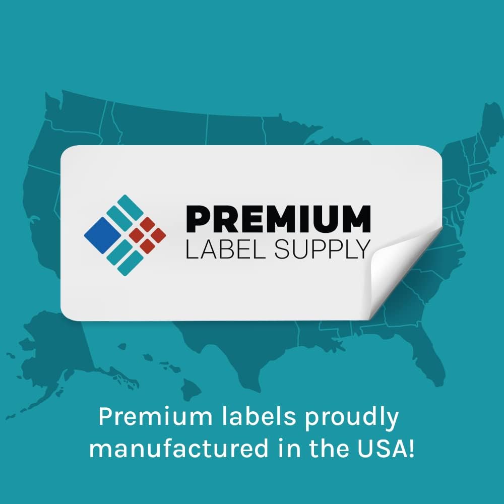 Premium Label Supply 4x8 Direct Thermal Shipping Labels - 800 Labels (4 Rolls) - 1'' Core - Compatible with Rollo, Intermec, Datamax, Zebra Desktop Printers