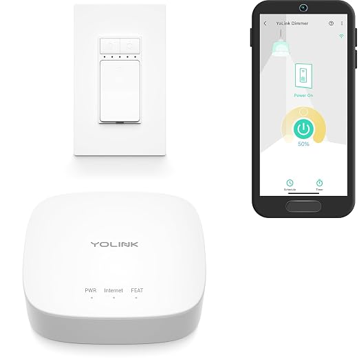 YoLink Smart Dimmer Switch, IFTTT Integration, Neutral Wire & YoLink Hub is by YoLink