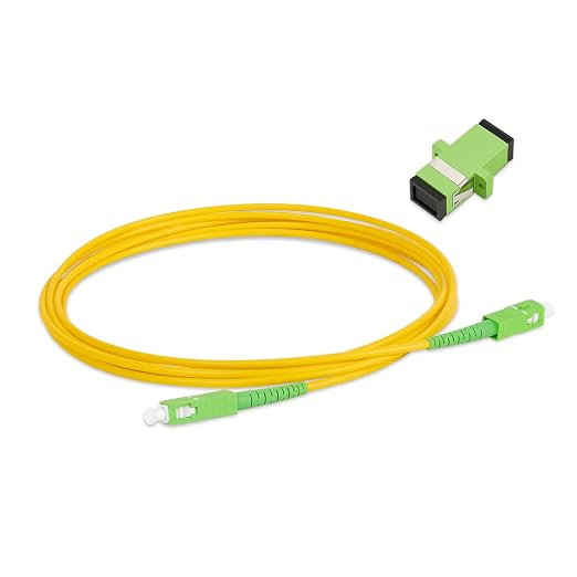 SCAPC to SCAPC Single Mode Fiber Optic Patch Cable – Simplex LSZH Jacket by JOVXIAZ