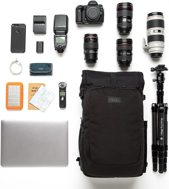 Tenba Fulton v2 16L Backpack for Mirrorless and DSLR cameras and lenses – Black - Image 2