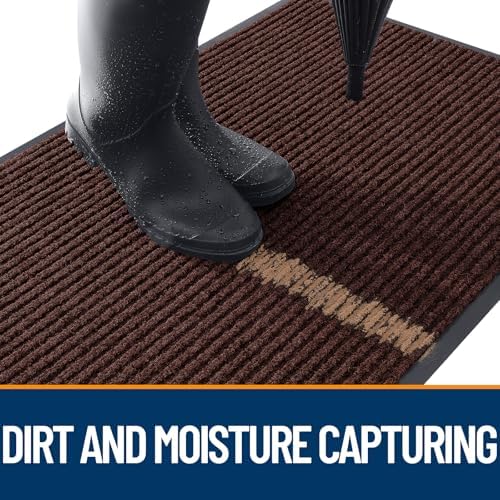 OLANLY Front Door Mat 47x34, Waterproof Heavy-Duty Indoor Outdoor Doormat - Image 5