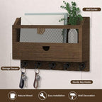 Nekon Key and Mail Holder for Wall, Key Organizer - Image 2