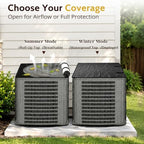 COSFLY 2 in 1 AC Covers for Outside Units, Full Mesh 28”W x 28”D x 32”H - Image 3