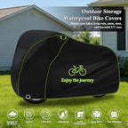 Bike Cover for 2 Bikes Waterproof Outdoor, Ebike Cover Rain Sun UV Dust Wind - Image 5