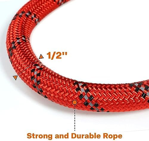 Taglory Rope Dog Leash for Medium Large Dogs, 6 FT Padded Handle - Image 3