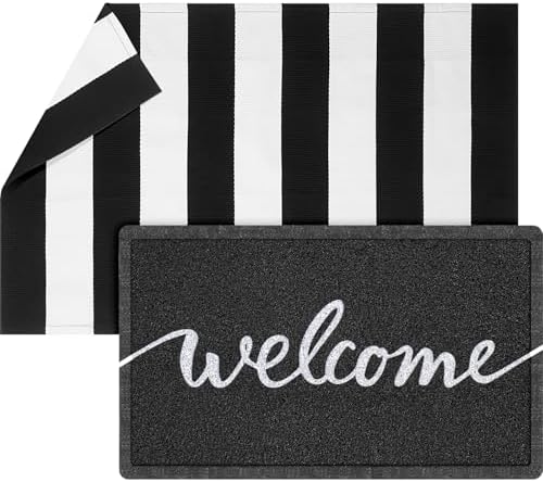 Geelin 2 Pcs Layered Welcome Doormat by Geelin