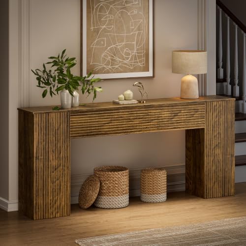 FABATO 70.8” Fluted Long Console Table - Image 7