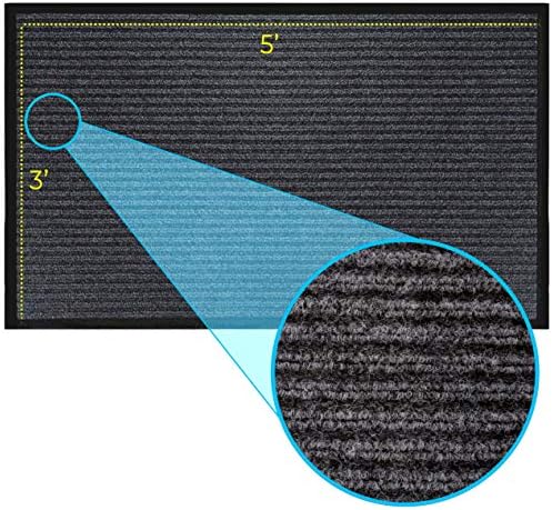 LuxUrux® Durable Rubber 3'x5' Commercial Door Mat - Image 3