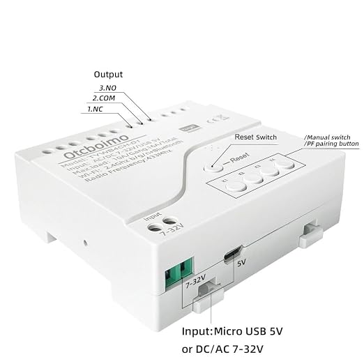 Smart WiFi Wireless Relay Switch Module, Tuya 4CH AC/DC 7-32V/ USB 5V Smart - Image 2