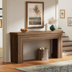 Huuger 63 Inch Entryway Table, Rectangular Console Table - Image 3
